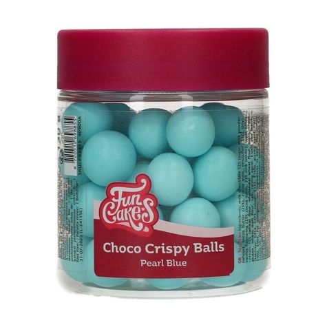 Choco Crispy Ball - gule z čokolády (15mm) - Modré