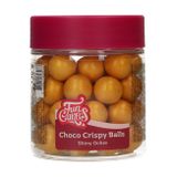 Choco Crispy Ball - gule z čokolády (15mm) - Perleťové Zlaté