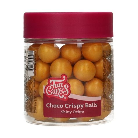 Choco Crispy Ball - gule z čokolády (15mm) - Perleťové Zlaté