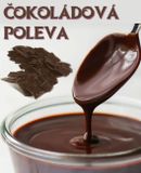 čokoládová poleva s leskom - tmavá 1 kg