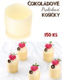 Čokoládové košíčky White Queen Cups - 150 ks