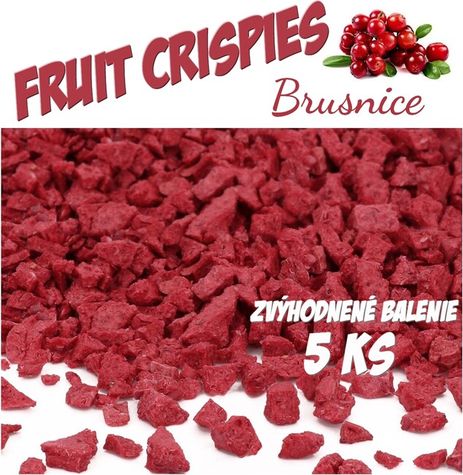 Fruit Crispies Brusnice - zvýhodnené balenie 5 ks