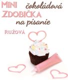 Mini zdobička na písanie a kreslenie - Ružová