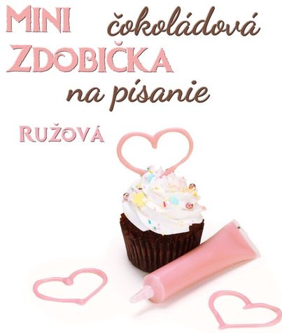 Mini zdobička na písanie a kreslenie - Ružová