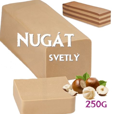 Nugátová hmota - Nugát svetlý - 250 g