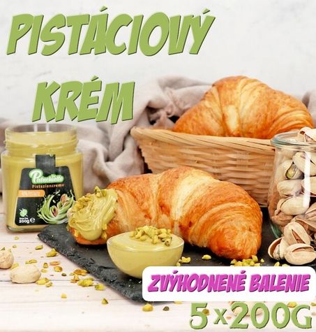 Pistáciová nutela - Zvýhodnené balenie 1 kg - (5 x 200g )