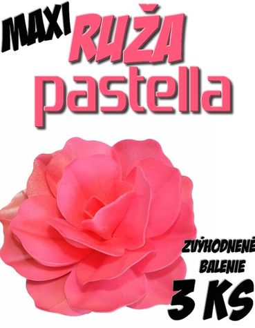 Ruža Pastella maxi - sýta ružová Fuchsia - Zvýh. bal. 3 ks