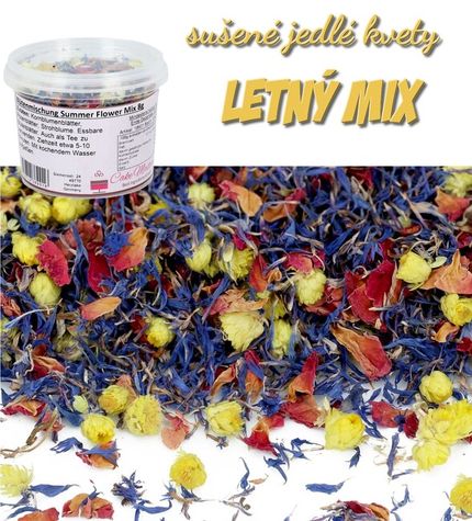 Sušené Jedlé kvety - Letný mix