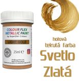 Tekutá hotová farba - svetlo zlatá (SF)