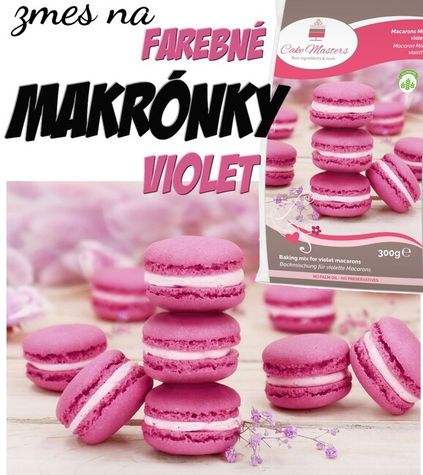 Zmes na makronky - farebné - Violet (300g)